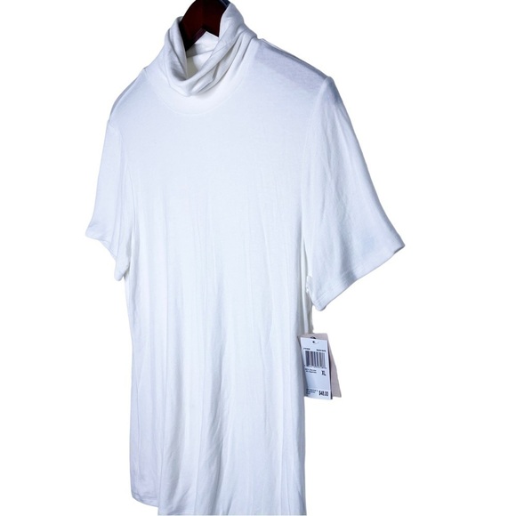Philosophy NWT Short Sleeve Turtleneck Knit Top Size XL in Ivory White - Picture 4 of 11